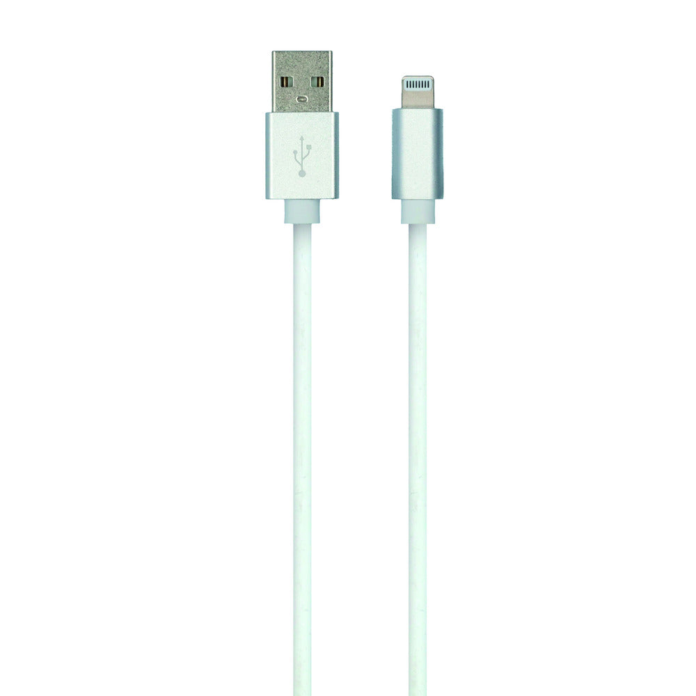 Carpoint Laadkabel USB Naar Lightning Kabel Wit 1m-781549