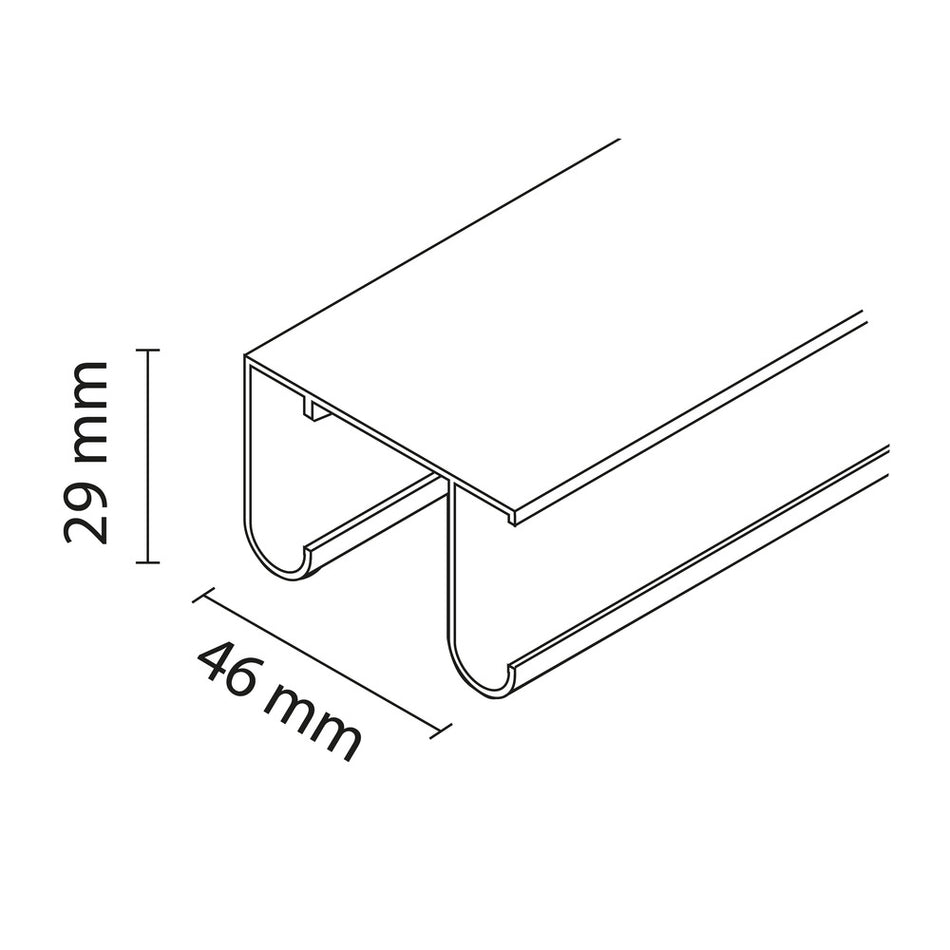 Advance PRO U30/50 Rail Dubbel 200cm-782574