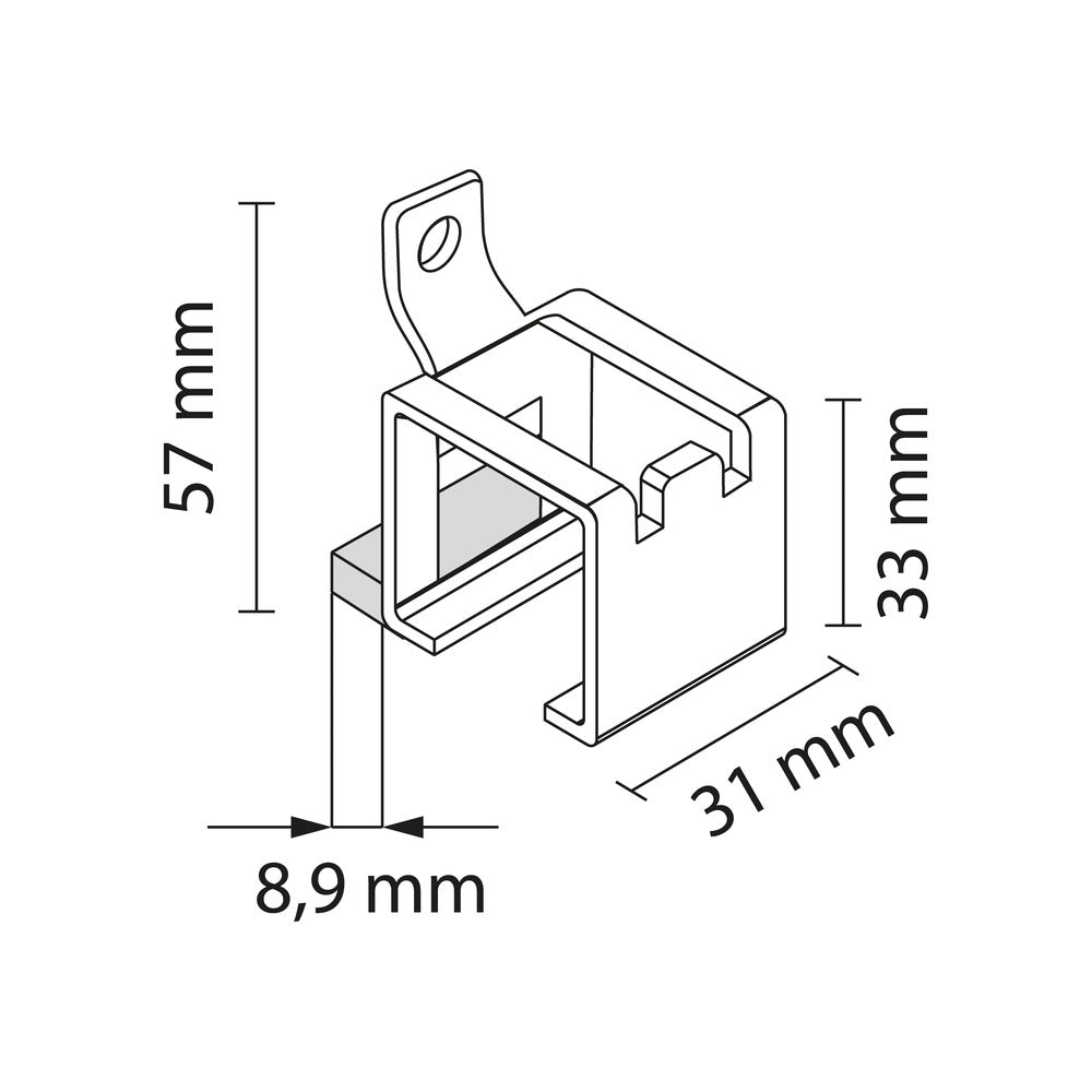 Advance PRO S50/S100 Rail Muurbevestiging set 5 stuks-782581