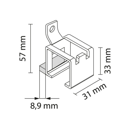 Advance PRO S50/S100 Rail Muurbevestiging set 5 stuks-782581
