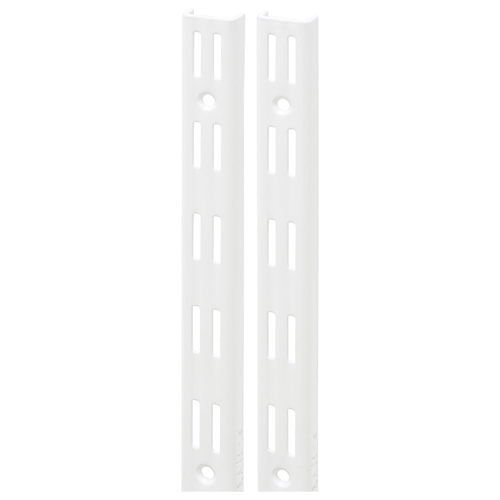 F-Systeem rail dubbel 100 cm wit RAL9003 2 stuks 275 kg-782636