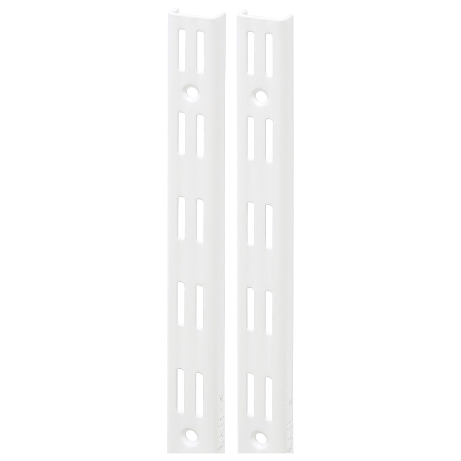 F-Systeem rail dubbel 150 cm wit RAL9003 2 stuks 400 kg-782637