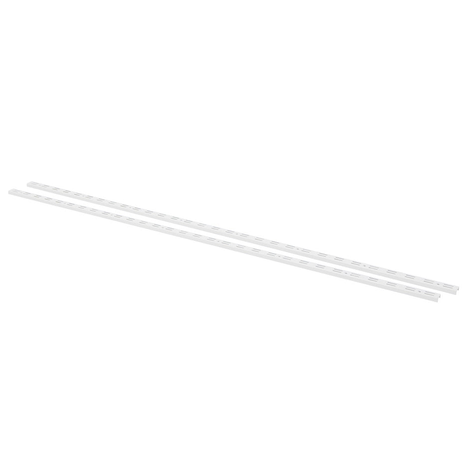 F-Systeem rail dubbel 150 cm wit RAL9003 2 stuks 400 kg-782637