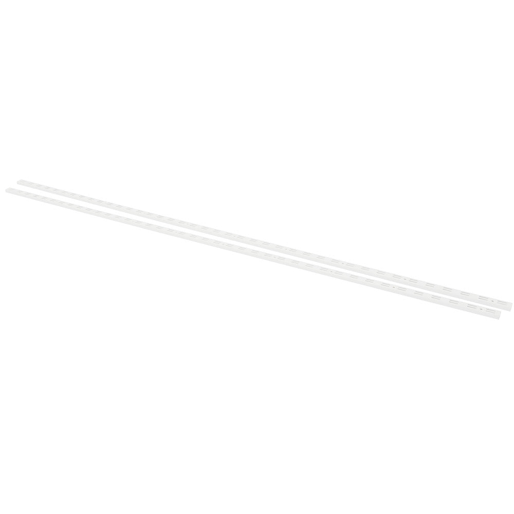 F-Systeem rail dubbel 200 cm wit RAL9003 2 stuks 550 kg-782638