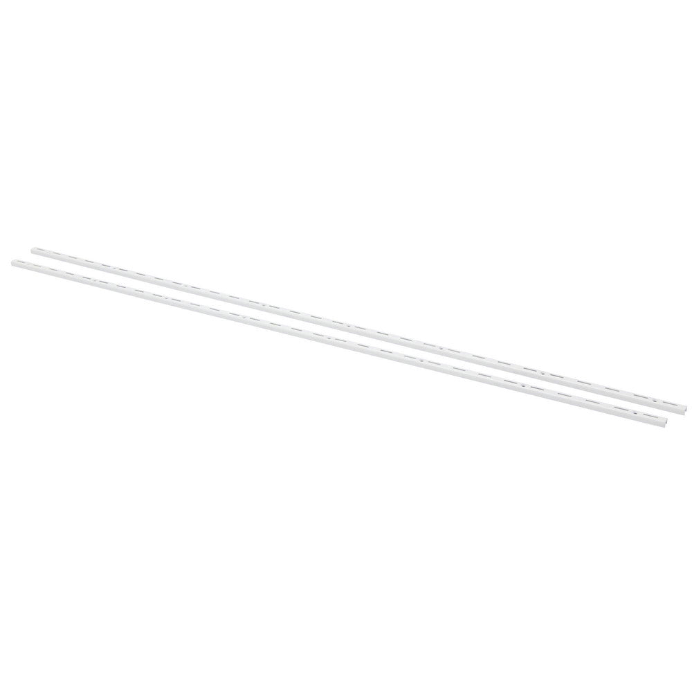 F-Systeem rail enkel 150 cm wit RAL9003 2 stuks 400 kg-782640