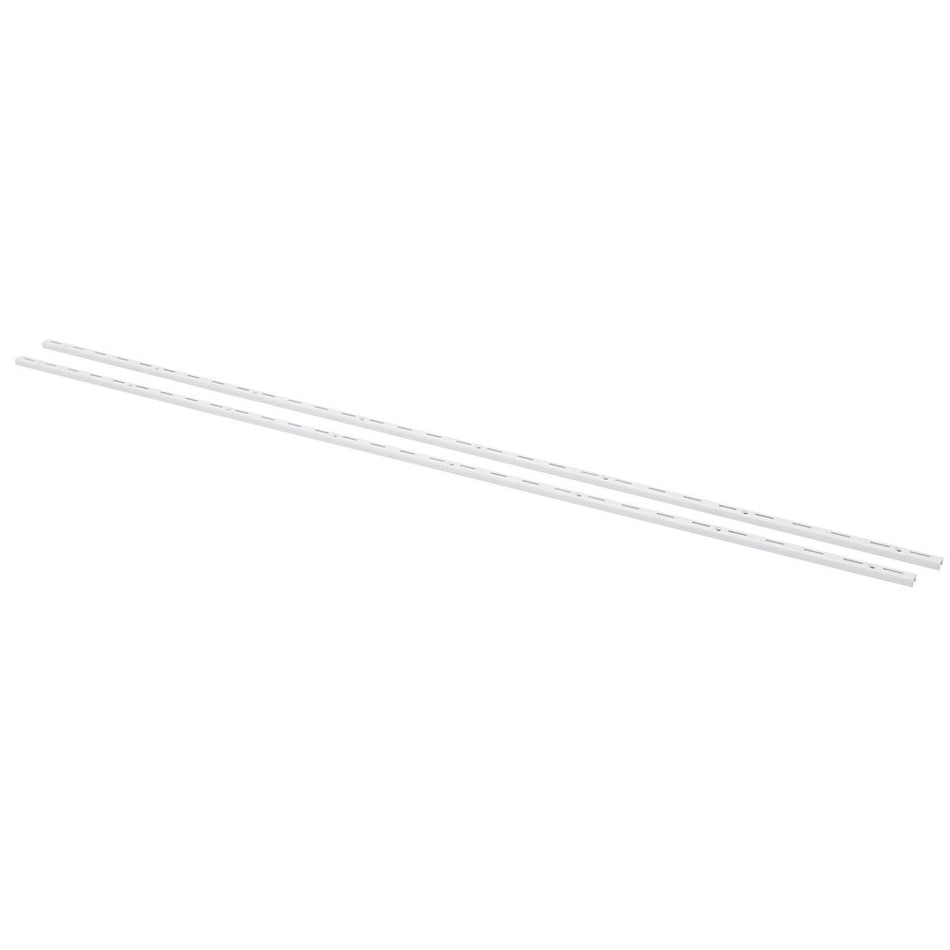 F-Systeem rail enkel 150 cm wit RAL9003 2 stuks 400 kg-782640