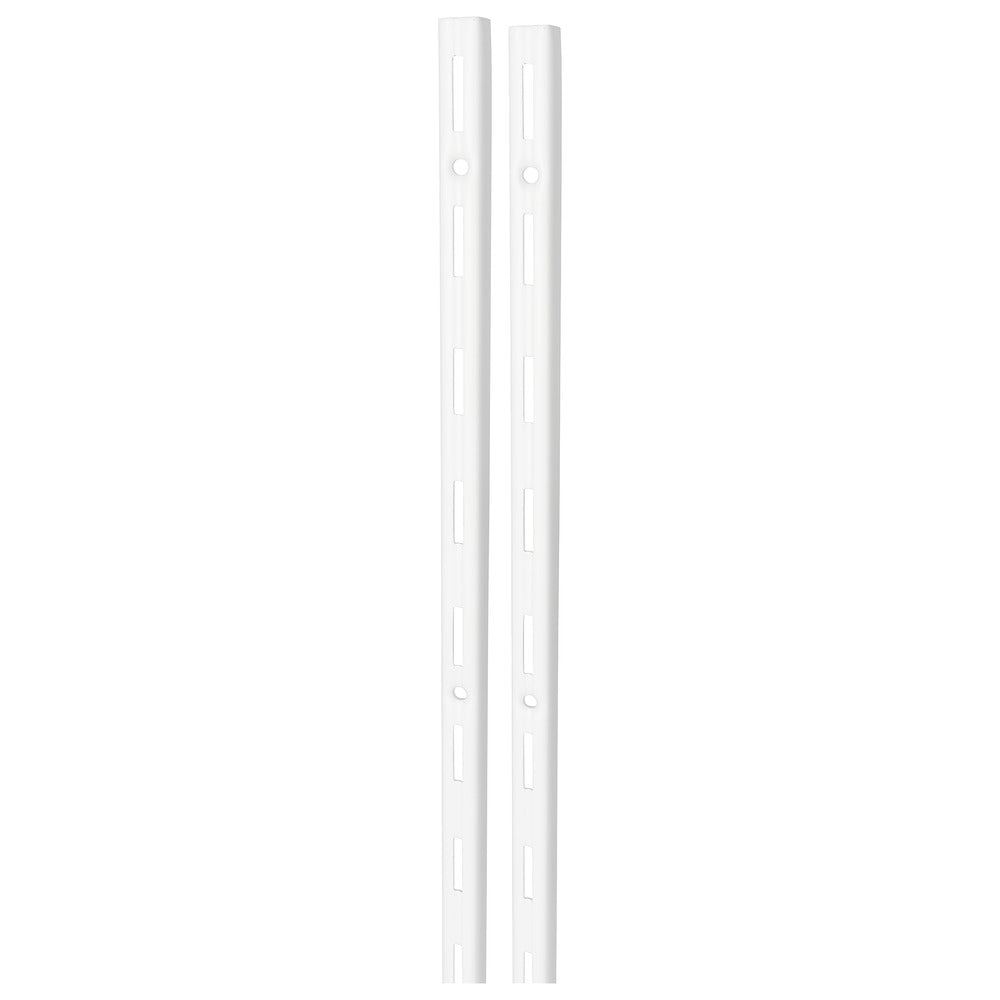 F-Systeem rail enkel 200 cm wit RAL9003 2 stuks 550 kg-782641