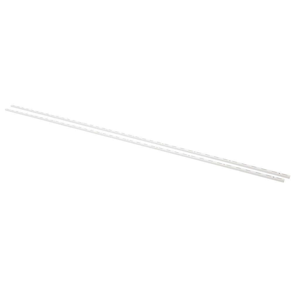 F-Systeem rail enkel 200 cm wit RAL9003 2 stuks 550 kg-782641