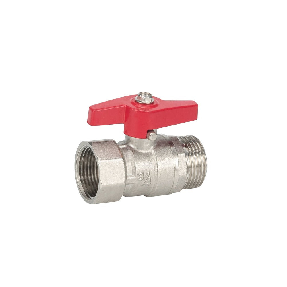 Kogelstopkraan met vlindergreep Draad 3/4"F x 3/4"M-783553