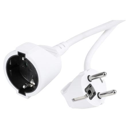 Q-Link Verlengsnoer H05VV-F Wit Randaarde 3x1,5mm2 25m-784446