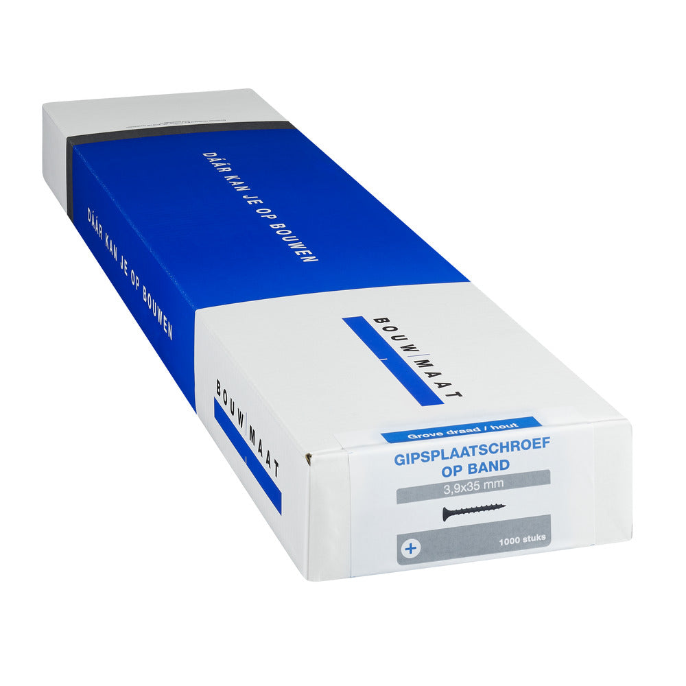 Bouwmaat Gipsplaatschroef Op Band 3,9mm  Grove Draad PH2 1000st-784607