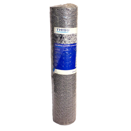 Kippengaas Zeskant Verzinkt 25mmx0,8x100cm 10m-794795