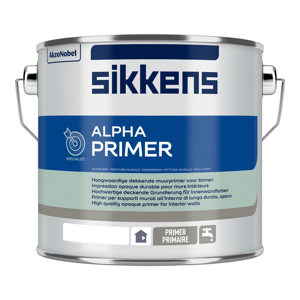 Sikkens Muurprimer Alpha Primer Wit/W05 2,5L-795371