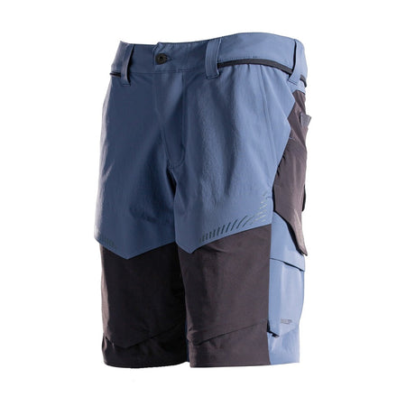 Mascot Korte Werkbroek Customized Ultimate Stretch IJsblauw/Marine-803379