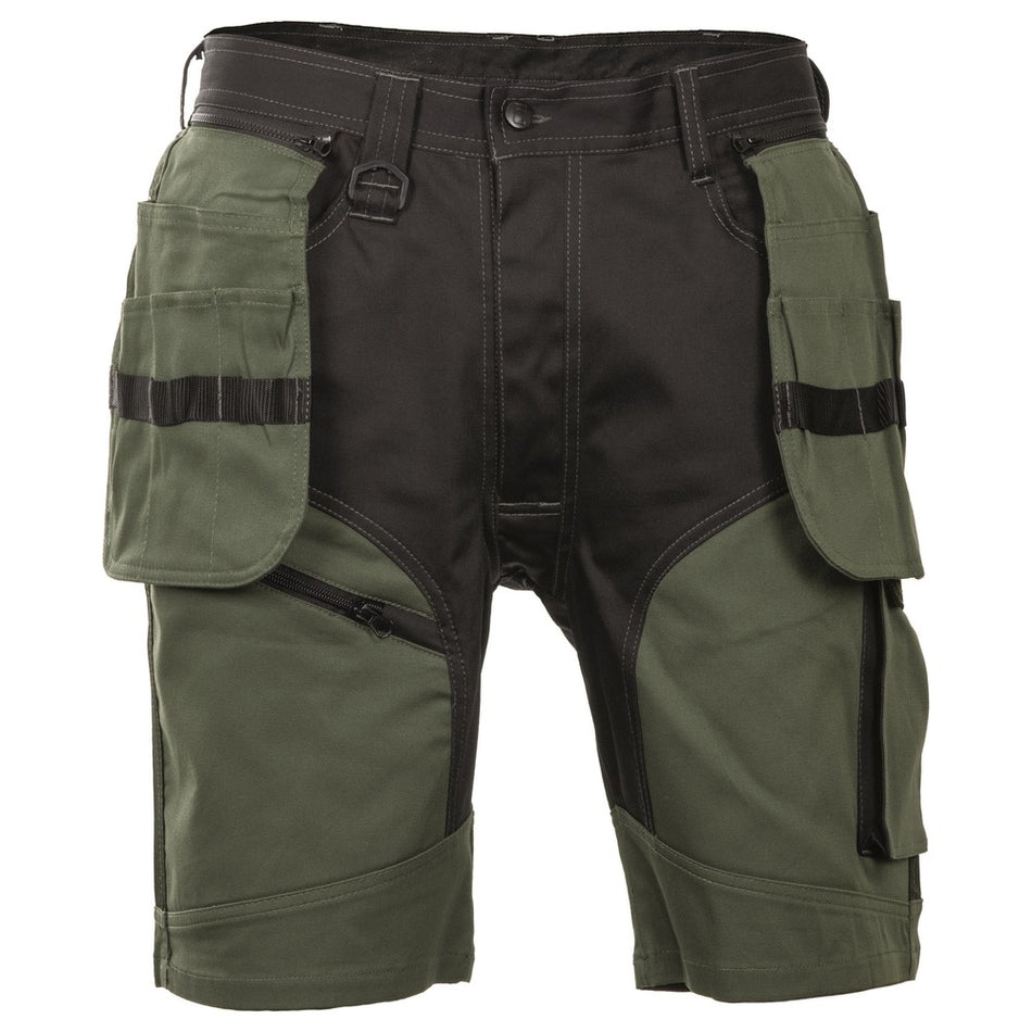 CERVA Korte Werkbroek Keilor Olijfgroen-803554