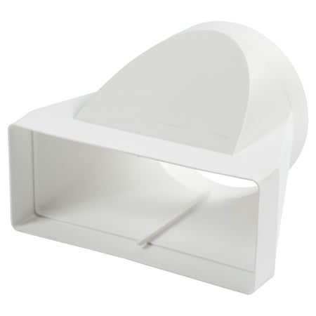 Sanivesk Vlakkanaal Verloopstuk PVC Wit Ø150mm 220x90mm-804146