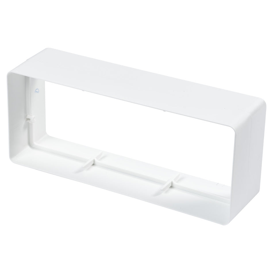 Sanivesk Vlakkanaal Kanaalverbinder PVC Wit 220x90mm-804148