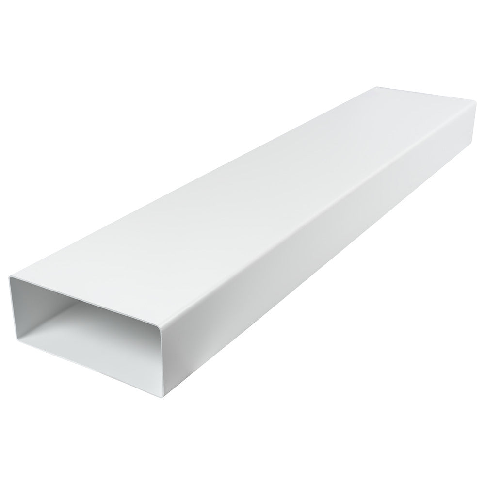 Sanivesk Vlakkanaal Buis PVC Wit 1000x220x90mm-804151