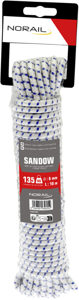 Elastiektouw rubber met coating 6 mm, 10 m-807927
