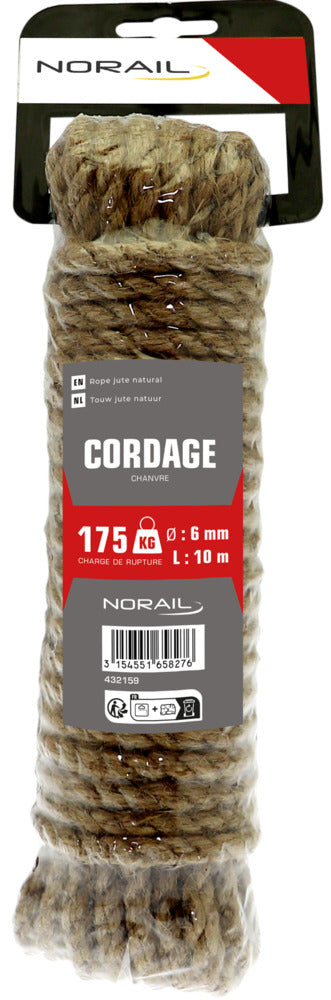 Touw jute natuur 6mm 10meter-807929
