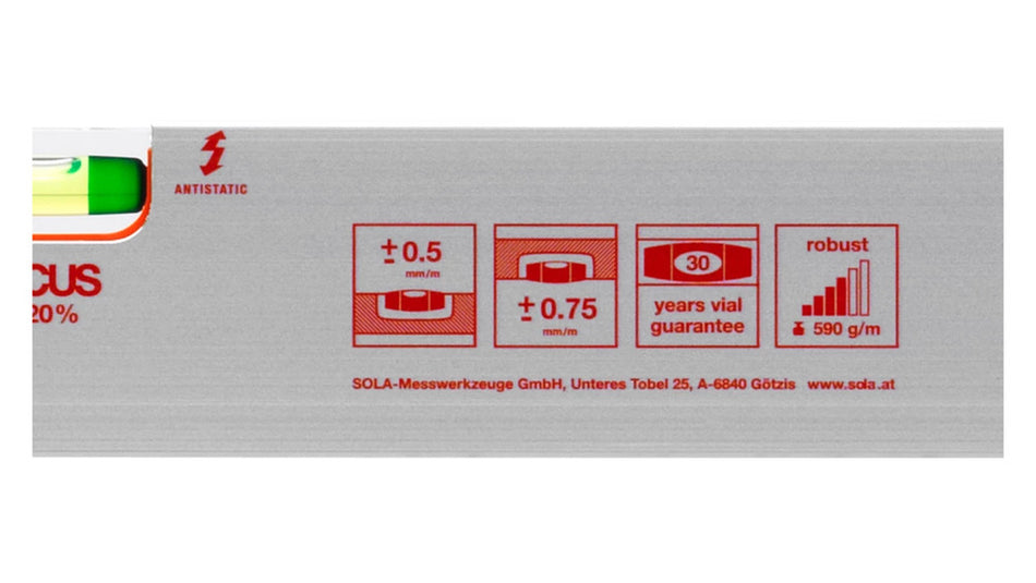 Sola AZB 100 Waterpas Aluminium 100cm-815950