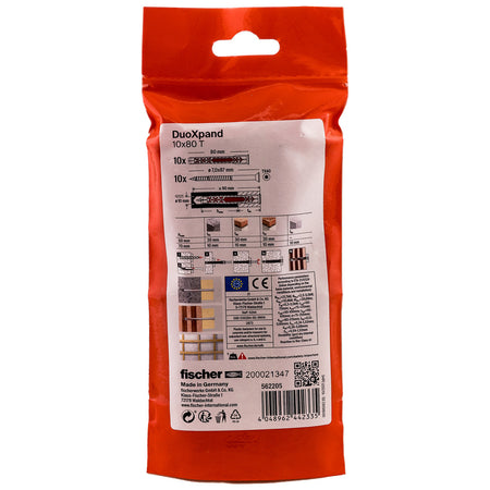 fischer Constructieplug DuoXpand Verzinkt T 10mm-816389