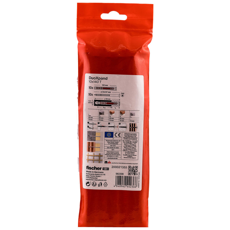 fischer Constructieplug DuoXpand Verzinkt T 10mm-816392