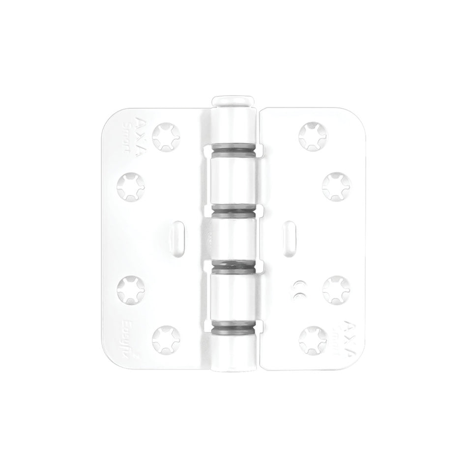 AXA Scharnier Smart Easyfix Ronde Hoek Staal Wit Gelakt 89x89mm-820475