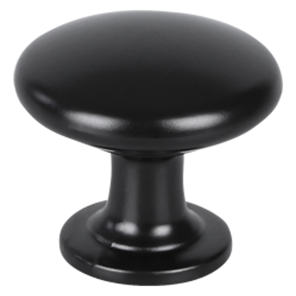 StarX Knop Bol Rond Zwart 29mm-820657
