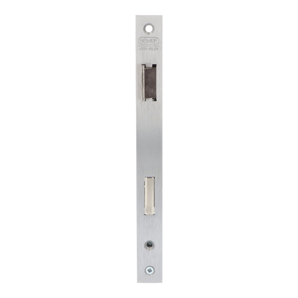 Nemef Smalslot 9602/07-30mm PC92mm Rechthoekige RVS voorplaat-820773