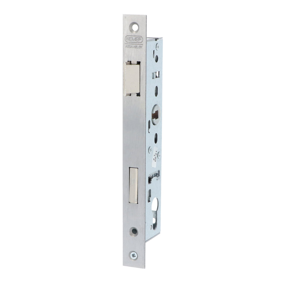 Nemef Smalslot 9603/07-35mm PC92mm Rechthoekige RVS voorplaat-820774