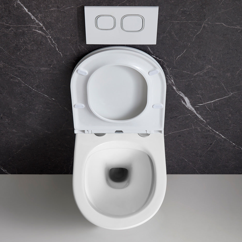 Wandcloset Genova Rimless Inclusief Softclose Wc Bril-822209
