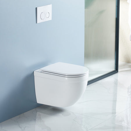 Wandcloset Milano Rimless Inclusief Softclose Wc Bril-822210