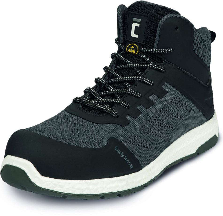 CERVA Veiligheidsschoen Duvaag S1P/SRC/ESD Hoog Grijs-823324