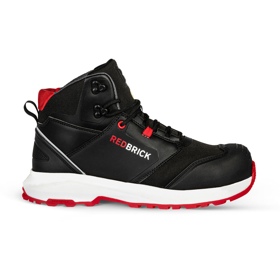 Redbrick Veiligheidsschoen Pulse S3 Hoog Zwart/Wit-823345