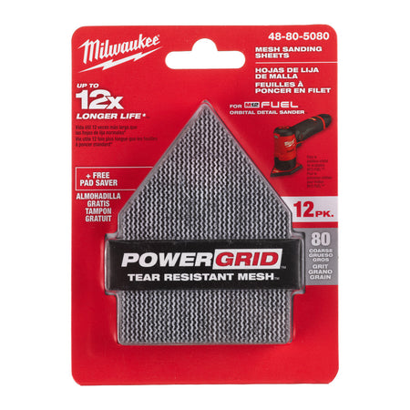 Milwaukee Schuurpapier Delta Velcro 67x92mm 12st-823768