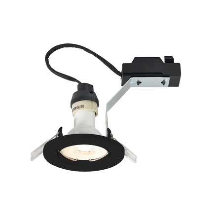 Nordlux Inbouwspot Canis Zwart Rond 4,7W Kantelbaar IP20-823786