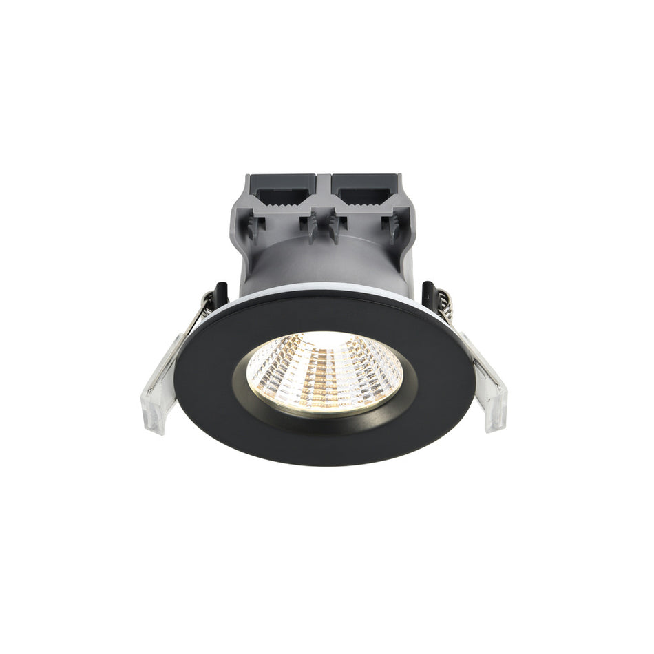 Nordlux Inbouwspot Fremont Zwart Rond 4,5W Dimbaar Kantelbaar IP65 3st-823794