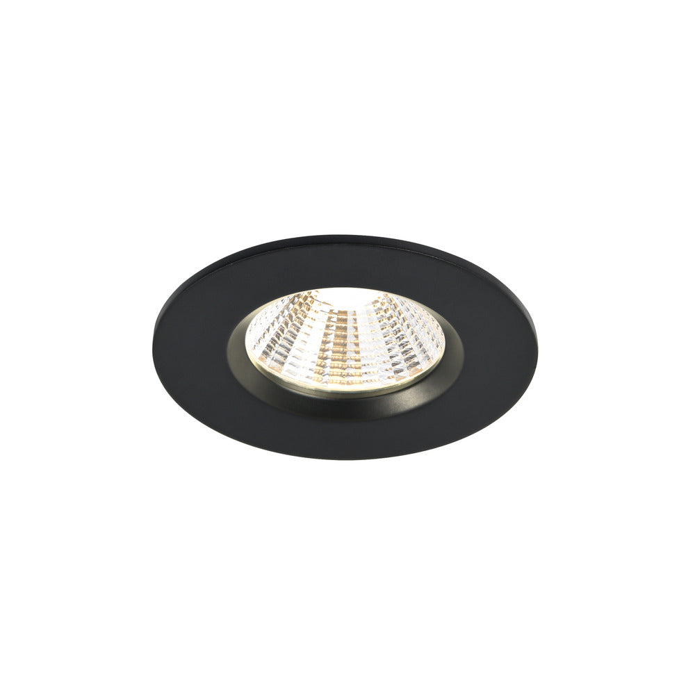 Nordlux Inbouwspot Fremont Zwart Rond 4,5W Dimbaar Kantelbaar IP65 3st-823794