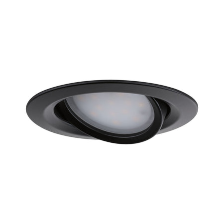 Paulmann Inbouwspot Nova Plus Mat Zwart Rond 6W Dimbaar Kantelbaar IP65-824739