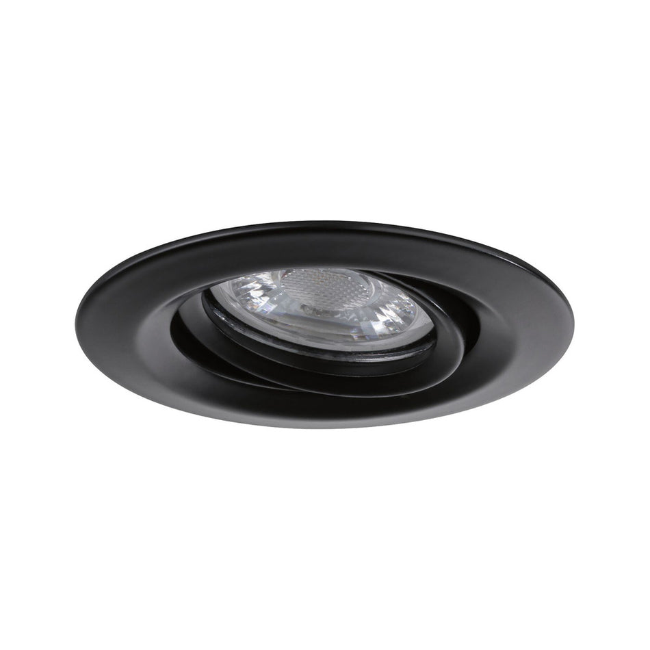 Paulmann Inbouwspot Nova Mini Mat Zwart Rond 4W Kantelbaar 3st-824745
