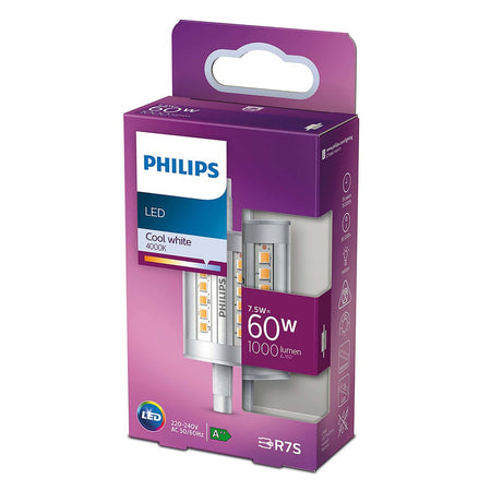 Philips LED Spot 60W R7S Koelwit Mat 78mm-824782