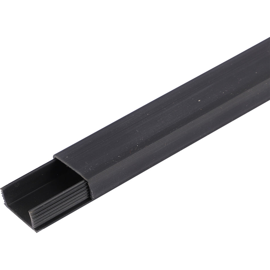 Q-Link Leidinglijst Zwart Zelfklevend 12x7mm 2m-827279