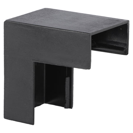 Q-Link Leidinglijst Buitenhoek Zwart 20x10mm-827285