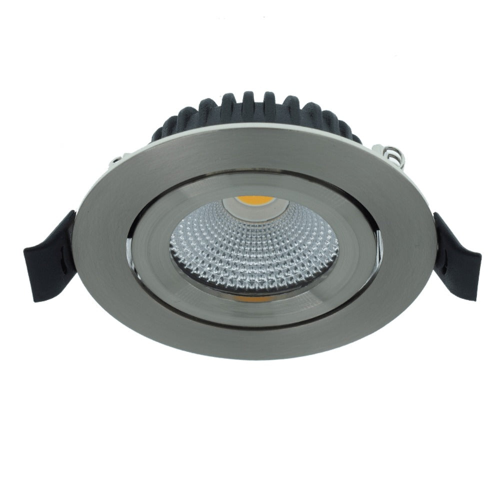 MBL Lighting Inbouwspot Luna 2700 RVS Rond 5W Kantelbaar IP44-829824