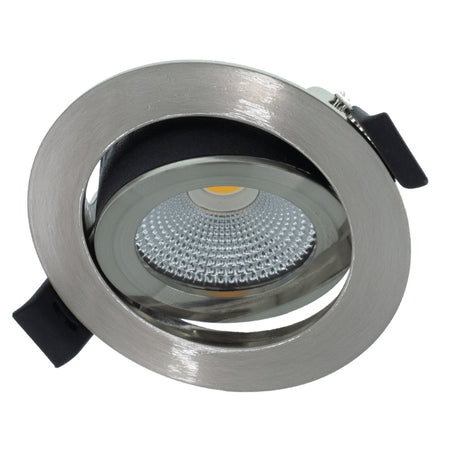 MBL Lighting Inbouwspot Luna DTW RVS Rond 5W Dimbaar Kantelbaar IP44-829825