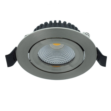 MBL Lighting Inbouwspot Luna DTW RVS Rond 5W Dimbaar Kantelbaar IP44-829825