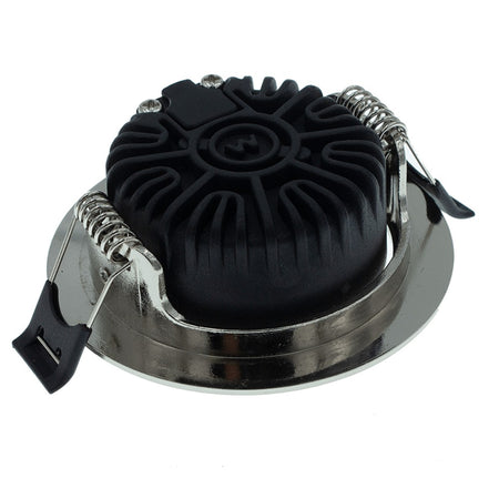 MBL Lighting Inbouwspot Luna DTW RVS Rond 5W Dimbaar Kantelbaar IP44-829825