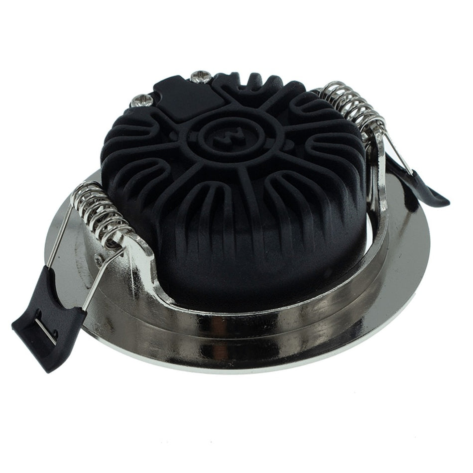 MBL Lighting Inbouwspot Luna DTW RVS Rond 5W Dimbaar Kantelbaar IP44-829825