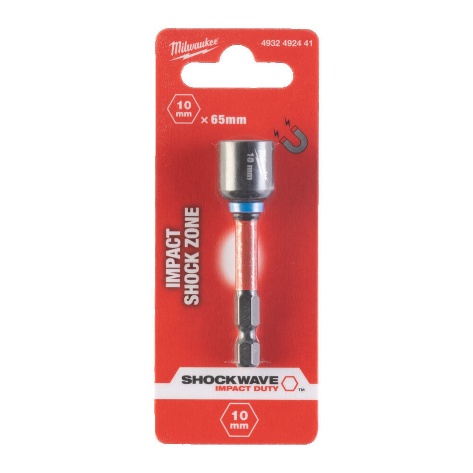 Milwaukee Shockwave Magnetische Dop HEX 10x65mm-836072